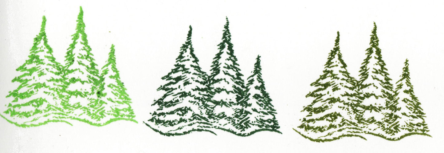 Stempel drei Tannen