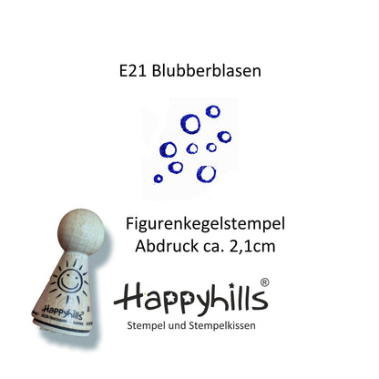 Stempel Meeresschildkröte mit Blubberblasen