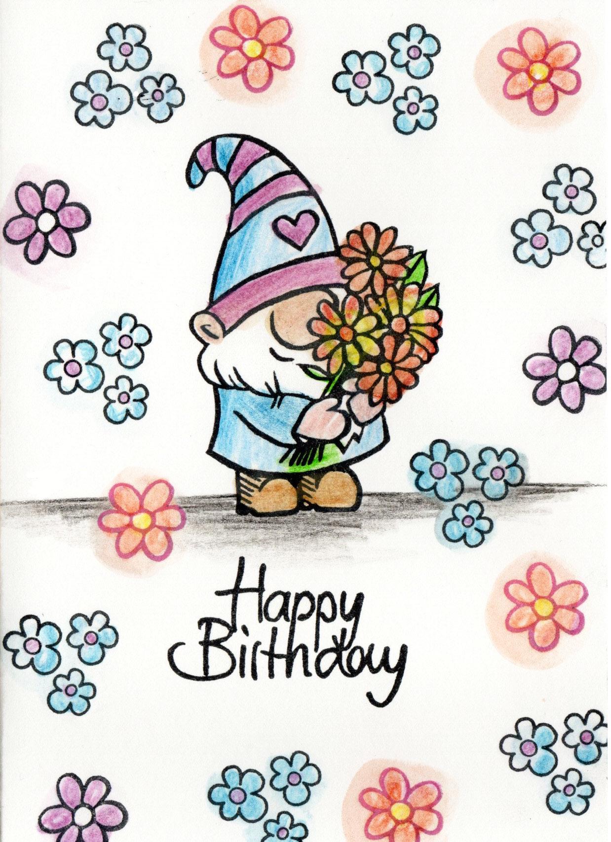 Ministempel Kleeblatt, Anemone und drei Blümchen Auswahl oder Set