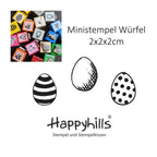 Ministempel Ostereier / Luftballons Auswahl oder Set