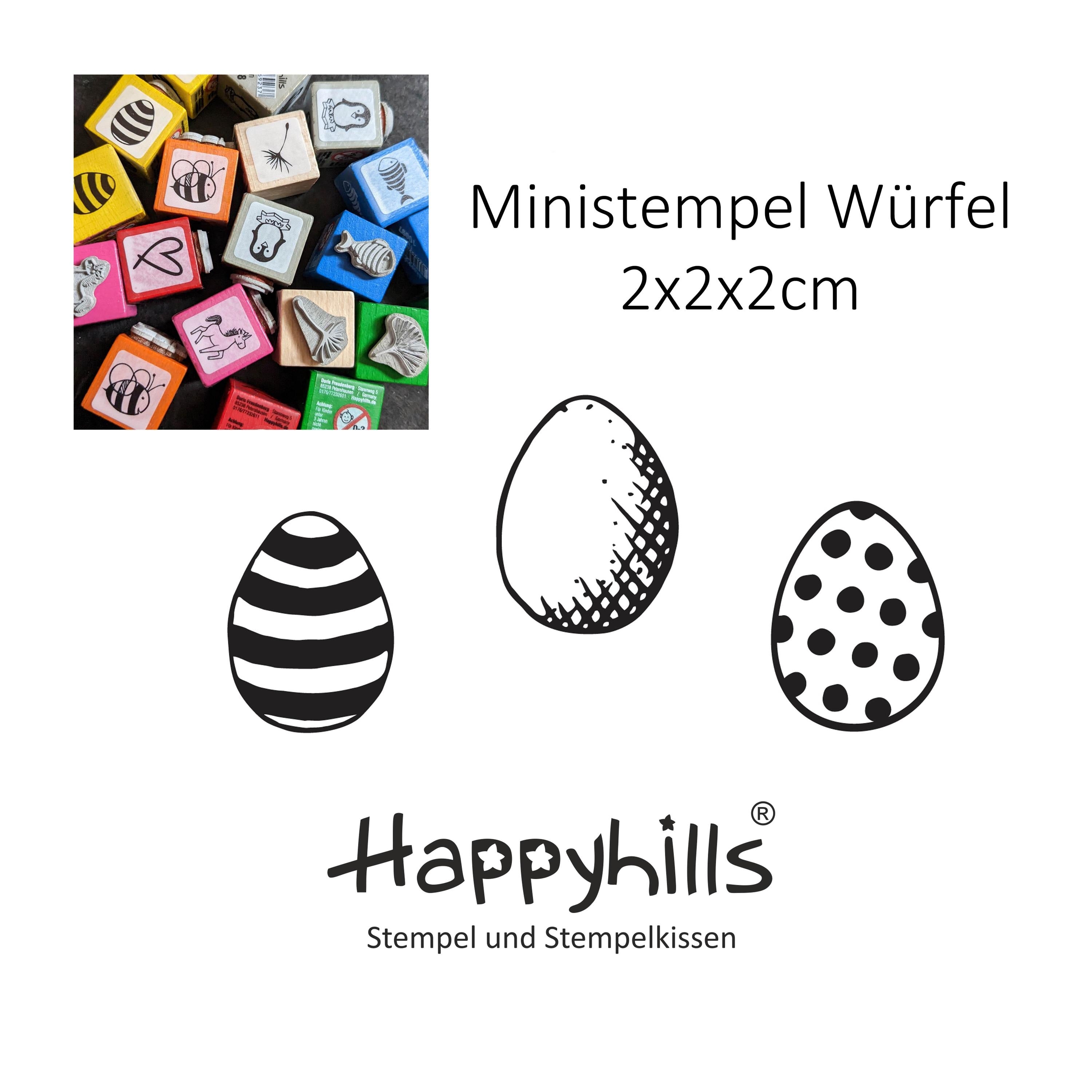 Ministempel Ostereier / Luftballons Auswahl oder Set