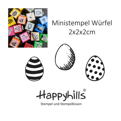 Ministempel Ostereier / Luftballons Auswahl oder Set