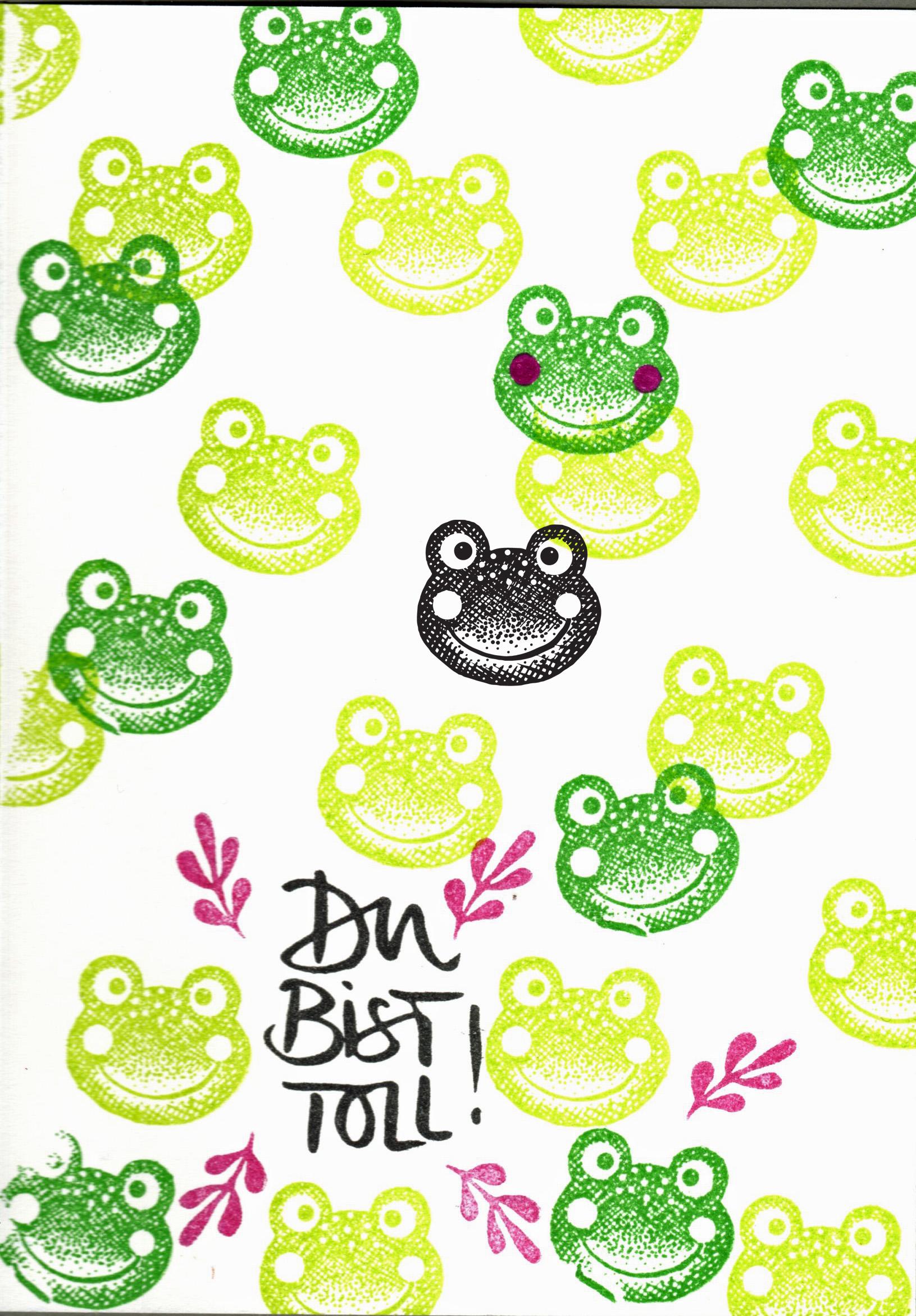 Ministempel Eukalyptus, Tanne und Koralle/Blatt Auswahl oder Set