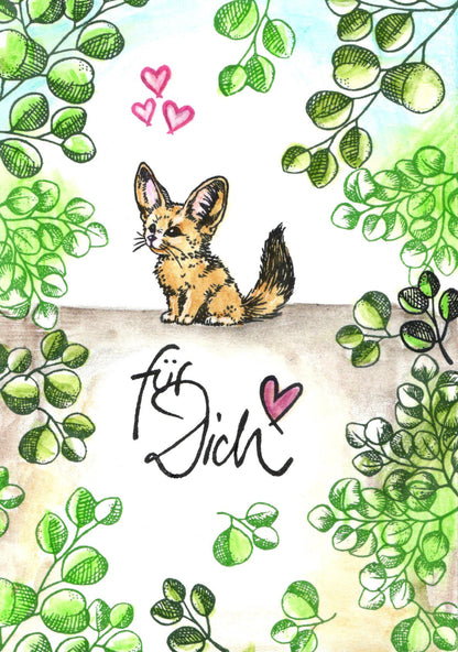 Ministempel Eukalyptus, Tanne und Koralle/Blatt Auswahl oder Set