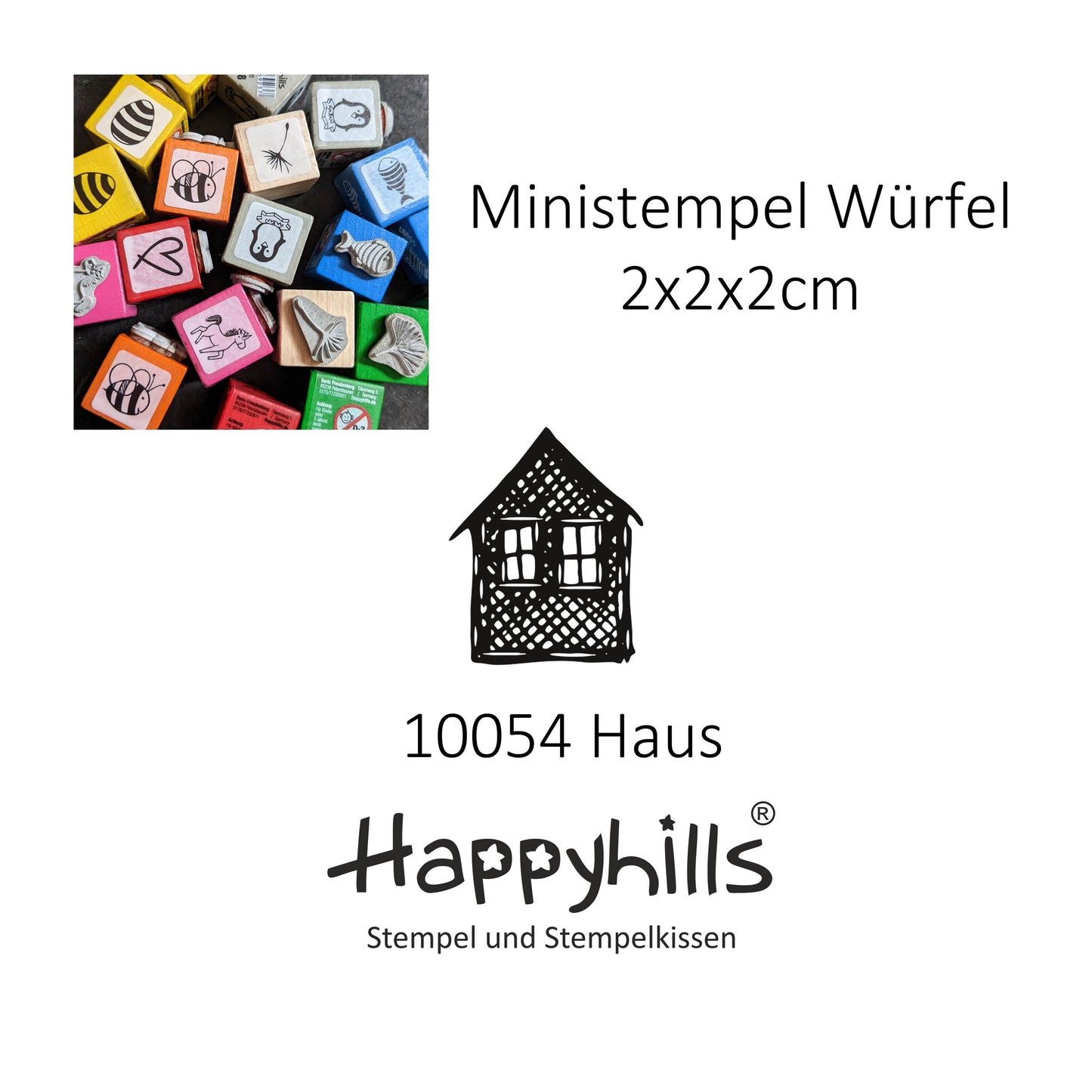 Ministempel Kerze, Haus und Ahornblatt Auswahl oder Set