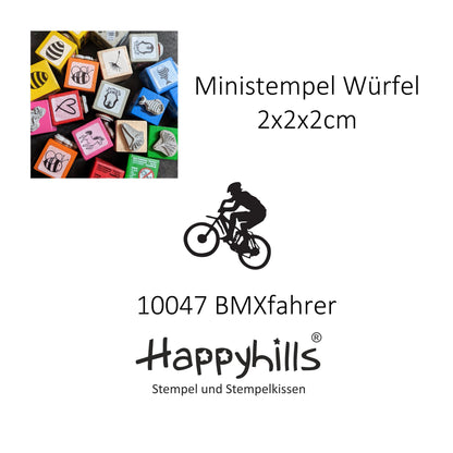Ministempel Fussball und BMX Fahrer Auswahl oder Set