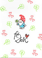 Ministempel Kleeblatt, Anemone und drei Blümchen Auswahl oder Set