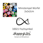Ministempel Dinosaurier, Fischsymbol und Krone Auswahl oder Set