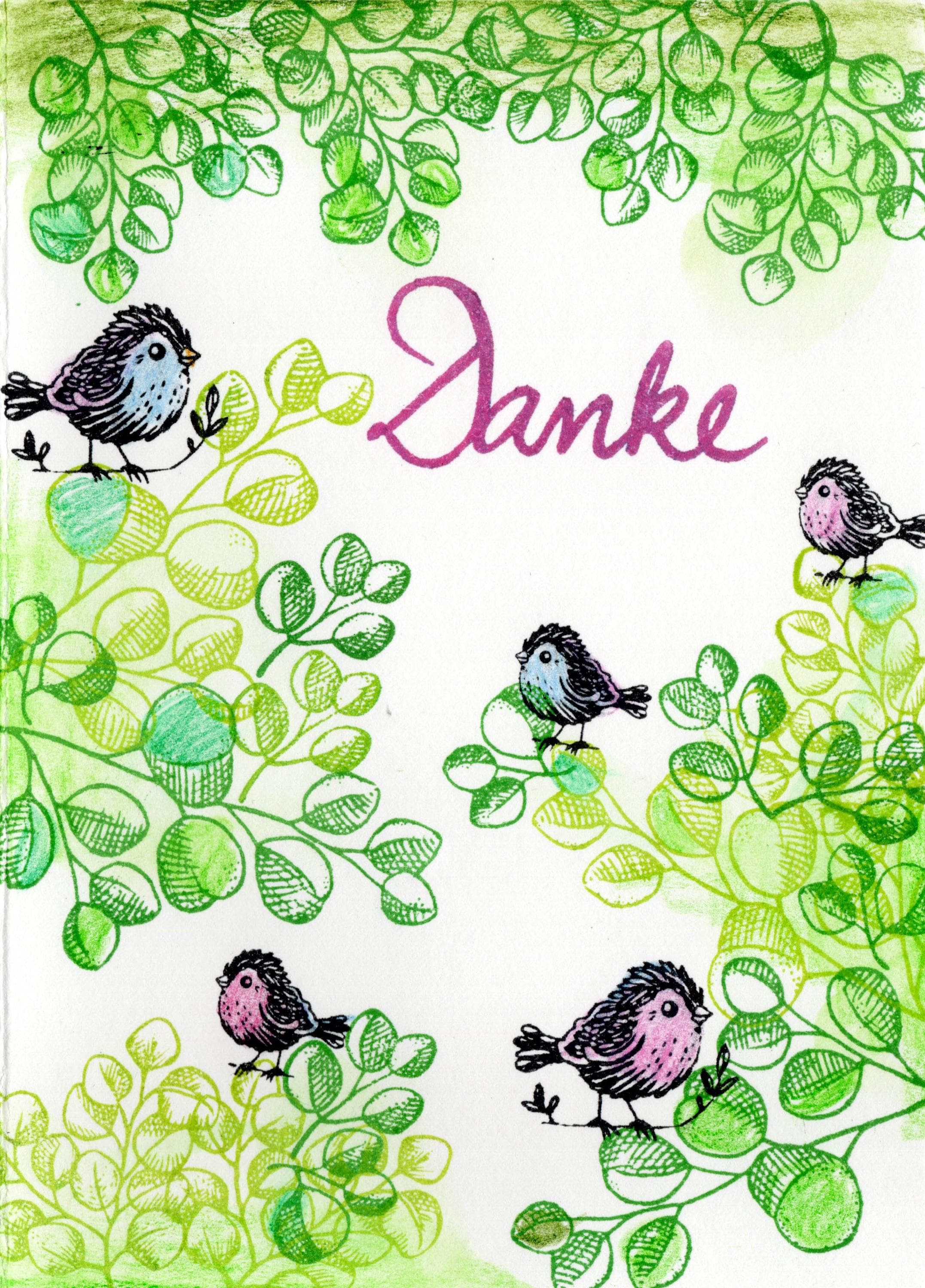 Ministempel Vögelchen, Spatz und Küken Auswahl oder Set