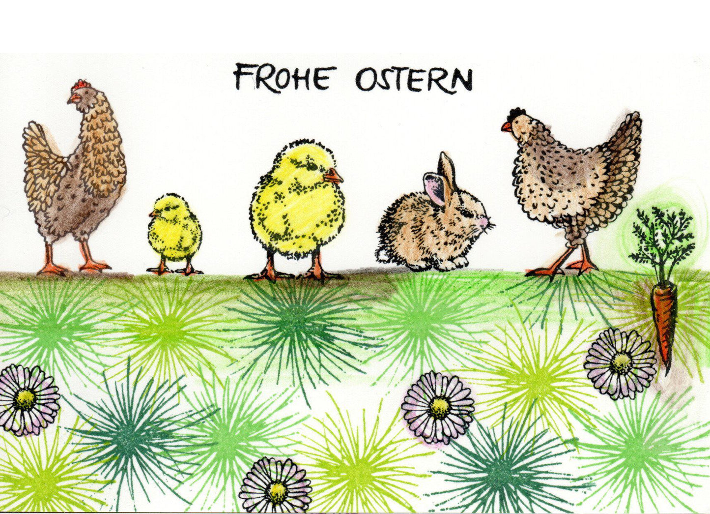 Ministempel Vögelchen, Spatz und Küken Auswahl oder Set