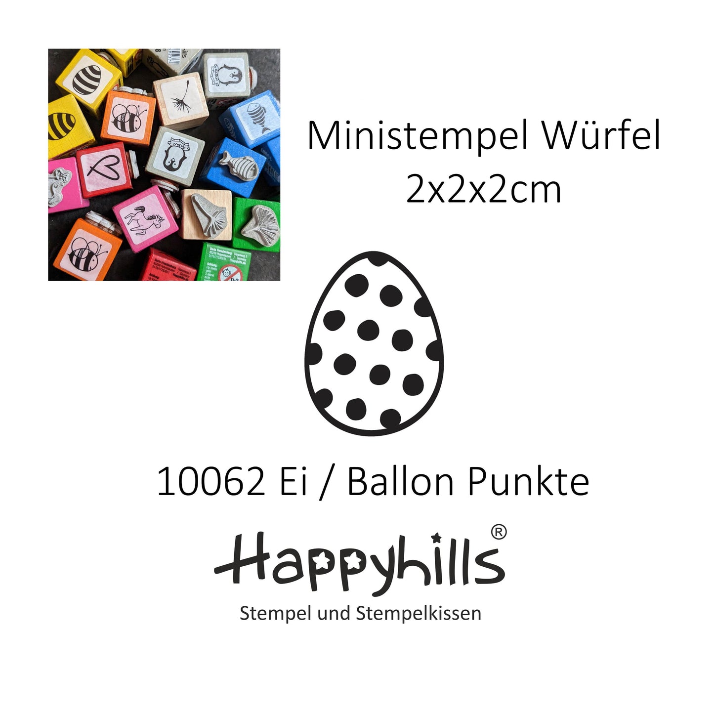 Ministempel Ostereier / Luftballons Auswahl oder Set