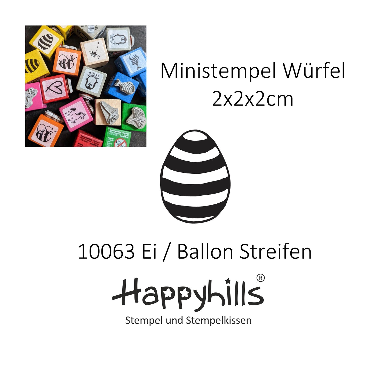Ministempel Ostereier / Luftballons Auswahl oder Set