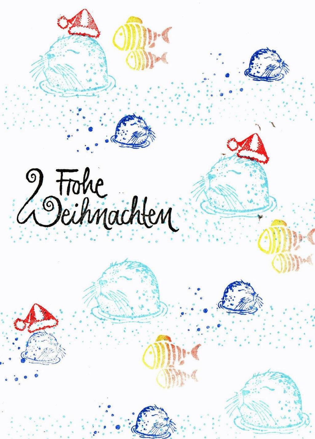 Ministempel Mütze und Happy New Year Auswahl oder Set