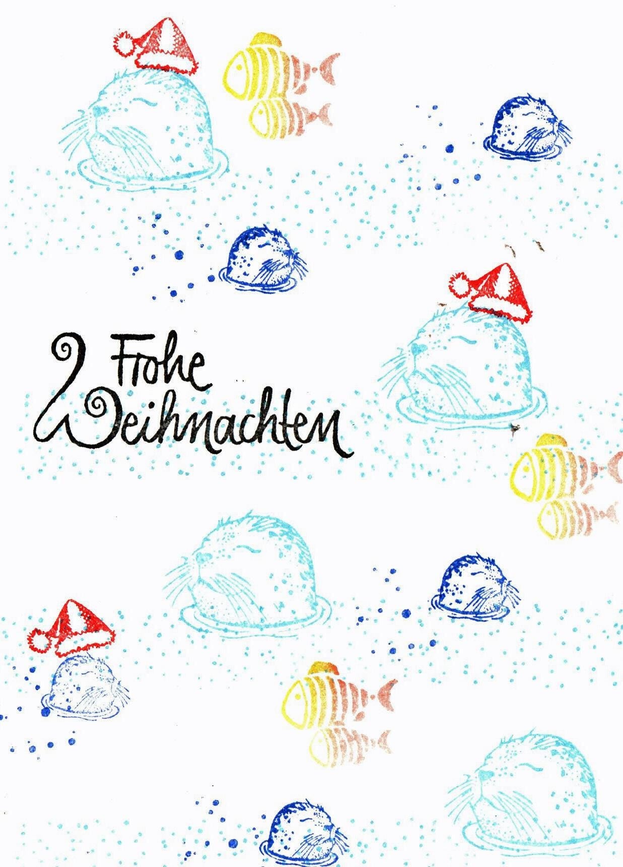 Ministempel Mütze und Happy New Year Auswahl oder Set