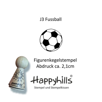 Kegelstempel Teddy, Fussball und Pirat Auswahl oder Set