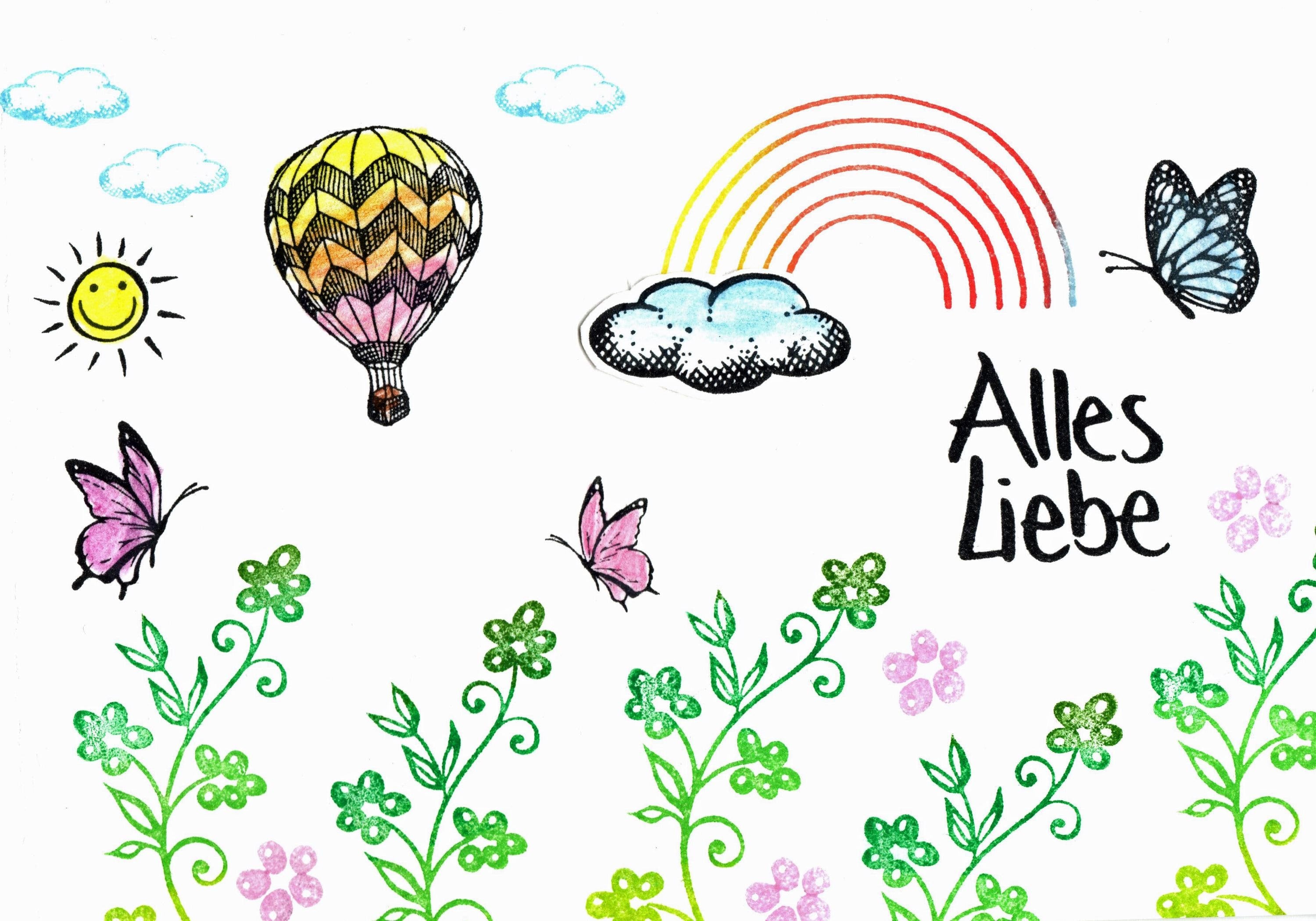 Kegelstempel Handmade, Alles Liebe und Carpe Diem Auswahl oder Set