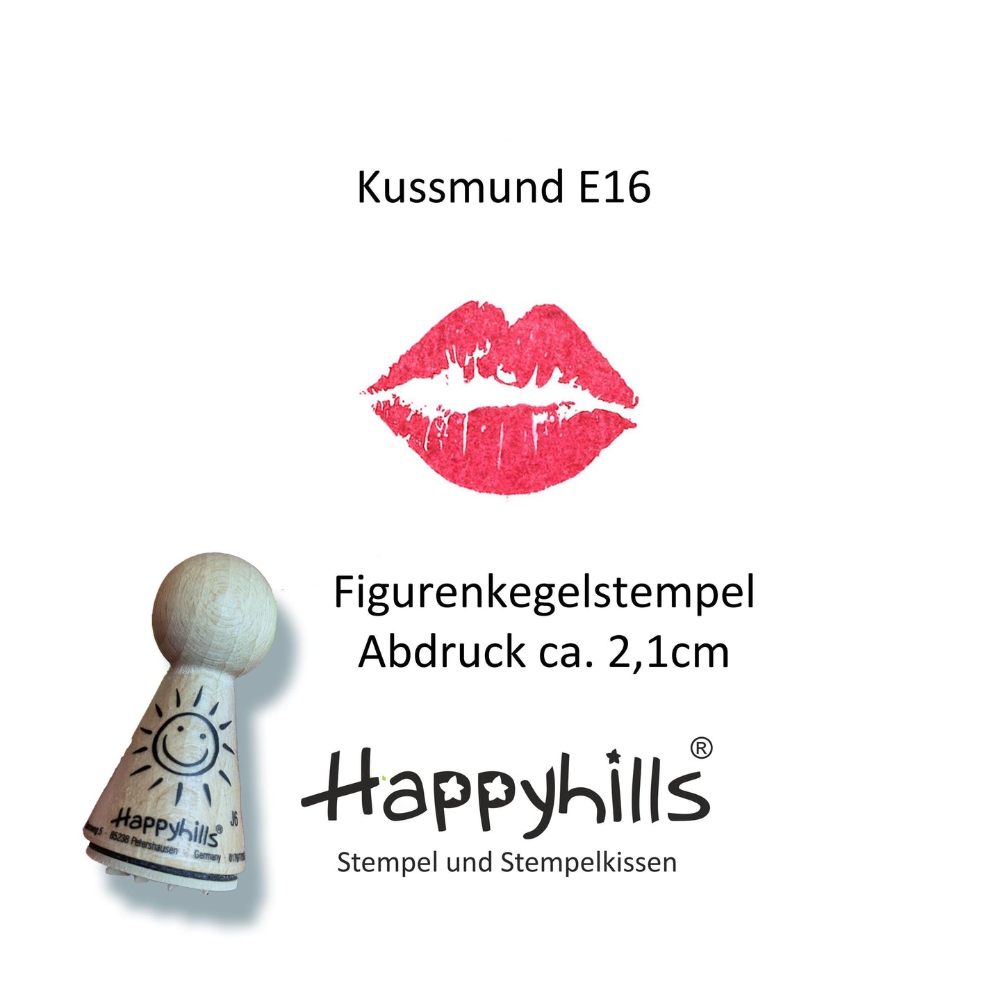 Kegelstempel Noten, Kussmund und Notenschlüssel Auswahl oder Set