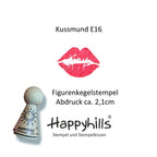 Kegelstempel Noten, Kussmund und Notenschlüssel Auswahl oder Set