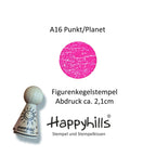Kegelstempel Spirale, Blumenornament und Planet Auswahl oder Set