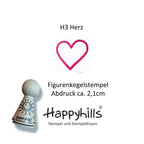 Kegelstempel Babyfüße, Herz und Fisch Auswahl oder Set