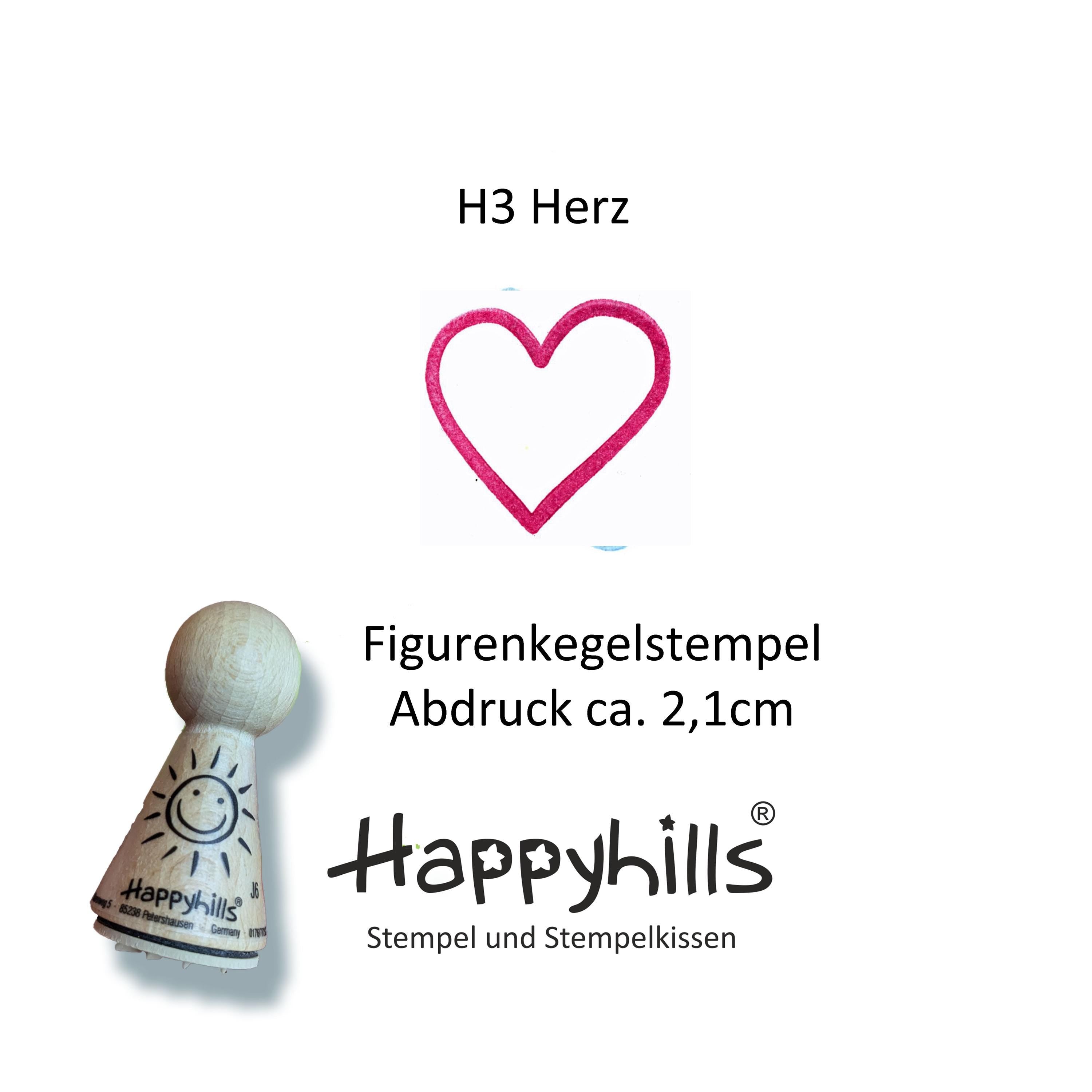 Kegelstempel Babyfüße, Herz und Fisch Auswahl oder Set