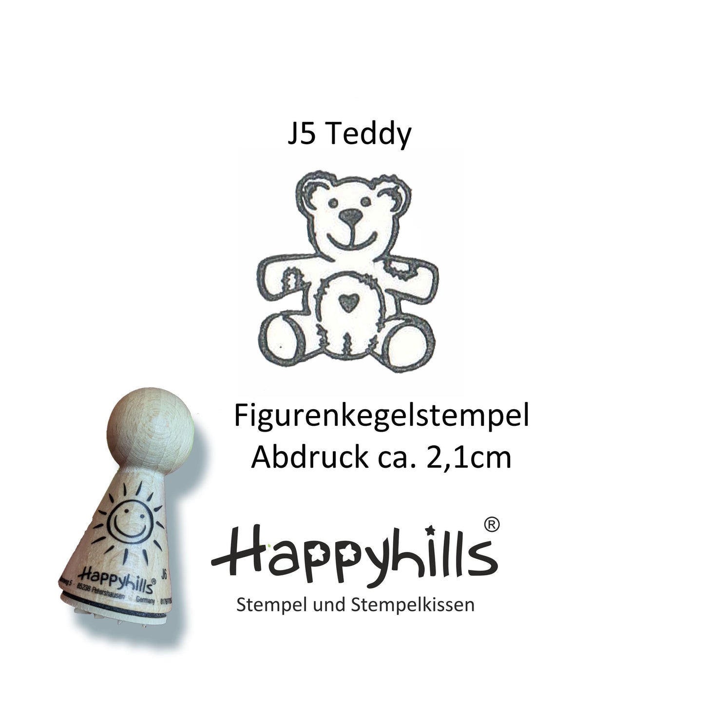 Kegelstempel Teddy, Fussball und Pirat Auswahl oder Set