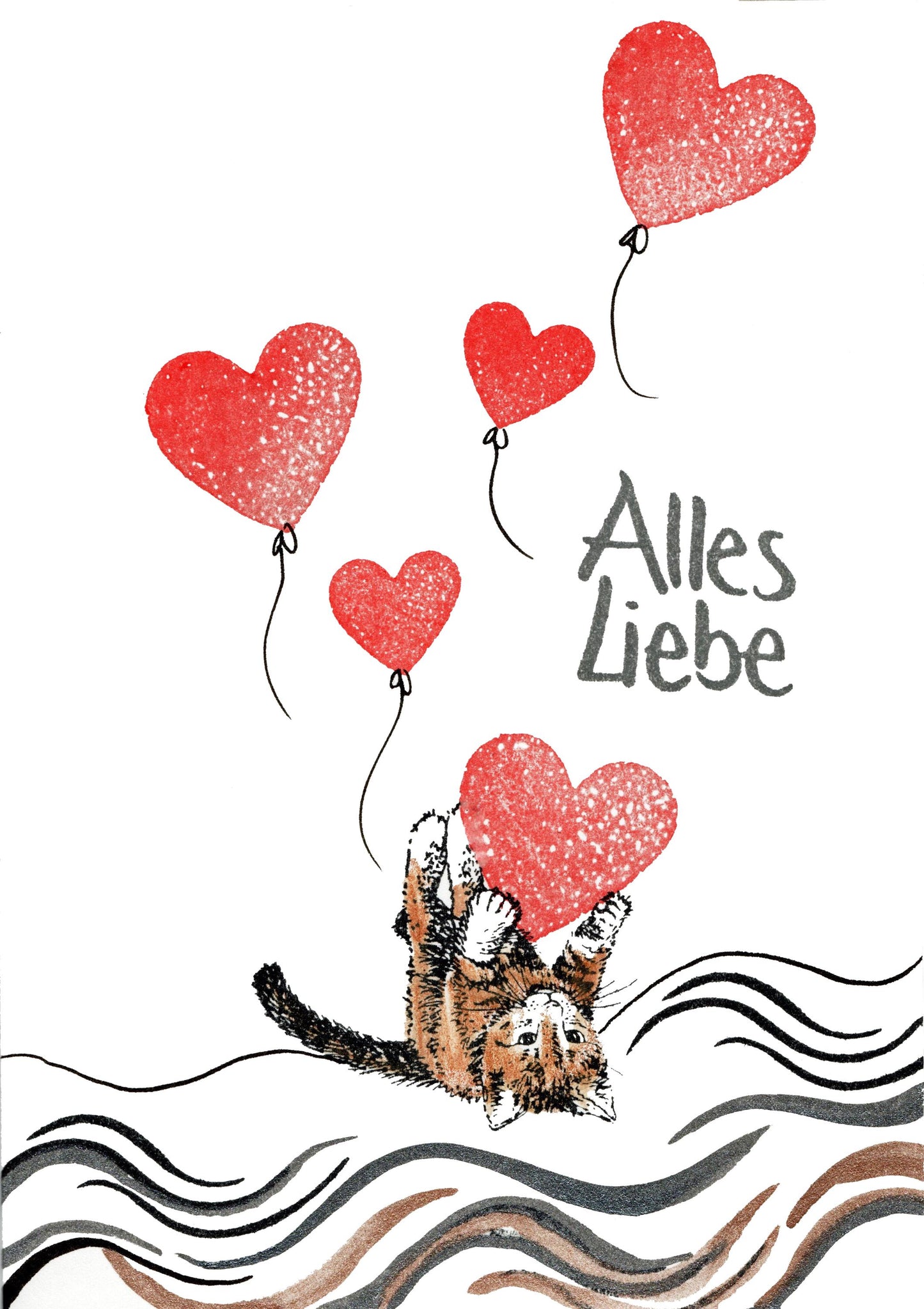 Kegelstempel Handmade, Alles Liebe und Carpe Diem Auswahl oder Set