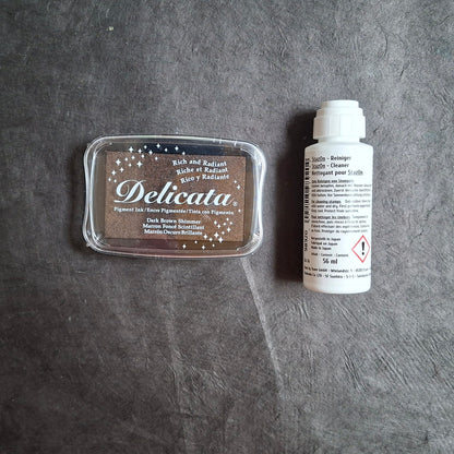 Delicata Stempelkissen Metallic Effekt mit Farbauswahl